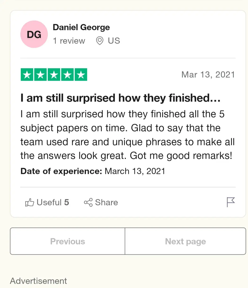 CheapPaperWriting review on TrustPilot